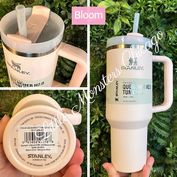 Authentic Stanley PINK Bloom Valentine quencher mug - Picture 3 of 4